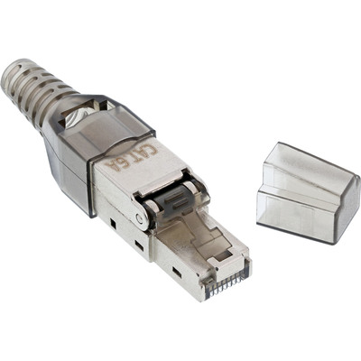 InLine® RJ45 Stecker Cat.6A 500MHz, feldkonfektionierbar, geschirmt (Produktbild 3)