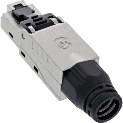 InLine® RJ45 Stecker Cat.6A 500MHz, feldkonfektionierbar, geschirmt, Schraubv. (Produktbild 3)