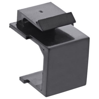 InLine® Keystone SNAP-In Blindabdeckung für Modul Steckplatz, schwarz 10er Pack (Produktbild 2)