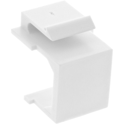 InLine® Keystone SNAP-In Blindabdeckung für Modul Steckplatz, weiß 10er Pack (Produktbild 2)