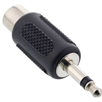 InLine® Audio Adapter, 3,5mm Klinke Stecker an 1x Cinch Buchse, Mono (Produktbild 2)