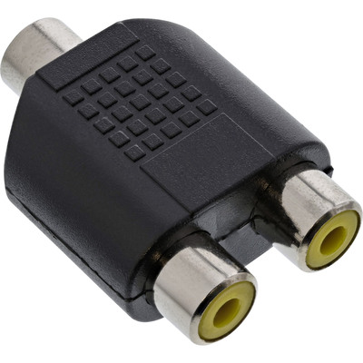 InLine® Audio Adapter, 3,5mm Klinke Buchse Mono an 2x Cinch Buchse (Produktbild 2)