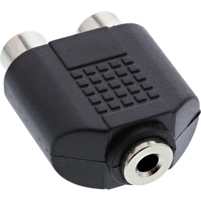 InLine® Audio Adapter, 3,5mm Klinke Buchse Stereo an 2x Cinch Buchse (Produktbild 2)