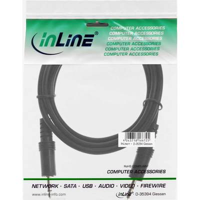 InLine® Klinke Kabel, 3,5mm Stecker / Stecker, Stereo, 0,3m (Produktbild 11)