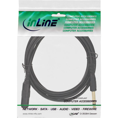 InLine® Kopfhörerverlängerung, 6,3mm Klinke Stecker / Buchse, Stereo, vergoldete Kontakte, schwarz, 5m (Produktbild 11)