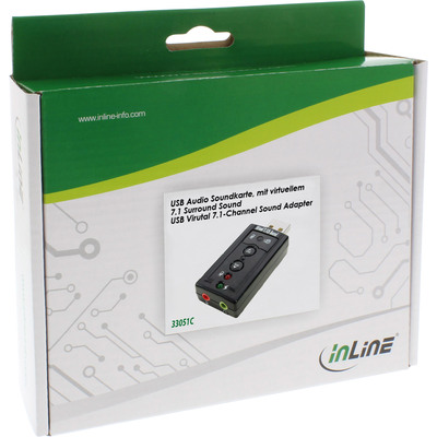 InLine® USB Audio Soundkarte, mit virtuellem 7.1 Surround Sound (Produktbild 3)