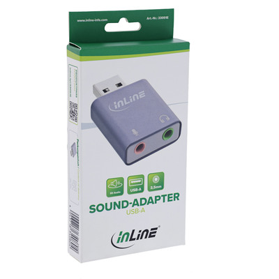 InLine® USB Audio Soundadapter, USB-A (Produktbild 3)