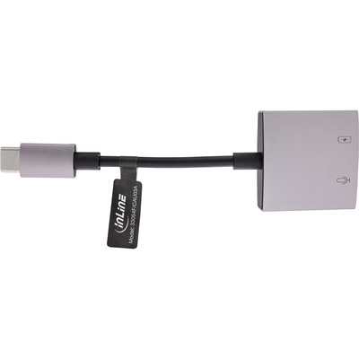 InLine® USB-C Audio Adapterkabel, USB-C zu 3,5mm Buchse + PD 30W (Produktbild 6)