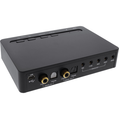 InLine® USB 2.0 SoundBox 7.1, 48KHz / 16-bit, mit Toslink Digital IN / OUT (Produktbild 2)