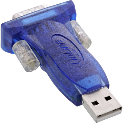 InLine® USB zu Seriell Adapter, ST A an 9pol Sub D ST, mit USB Verlängerung 0,8m (Produktbild 2)