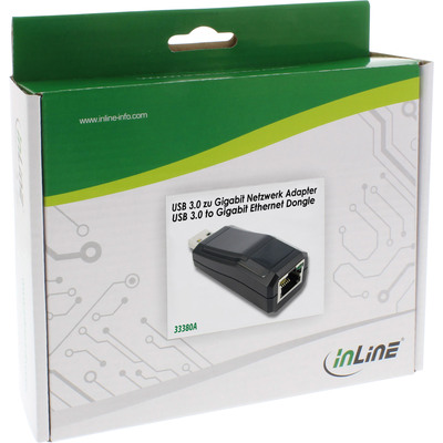 InLine® USB 3.0 Netzwerkadapter, Gigabit Netzwerk (Produktbild 3)
