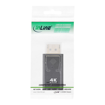 InLine® Konverter DisplayPort Stecker auf HDMI Buchse, 4K/60Hz, mit Audio (Produktbild 3)