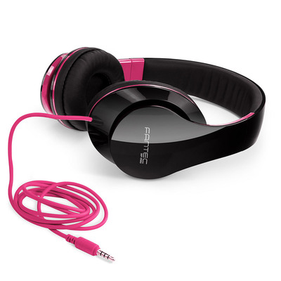 FANTEC SHP-250AJ-PK, Kopfhörer, stereo, 3,5mm-Klinke, schwarz/pink (Produktbild 3)