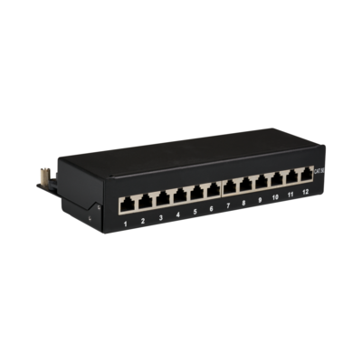 Mini-Patchpanel STP 12xRJ45 Cat.5e, 10