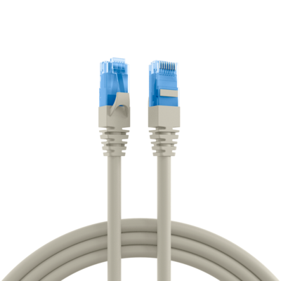 RJ45 Patchkabel Cat.6A U/UTP LSZH -- Premium 500MHz grau 10m, K8103GR.10 (Produktbild 1)