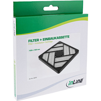 InLine® Filter + Einbaukassette, 120x120mm (Produktbild 3)