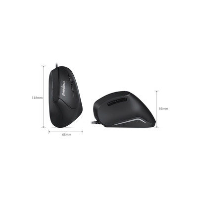Perixx PERIMICE-515 II, Ergonomische Maus, USB-Kabel, schwarz (Produktbild 6)