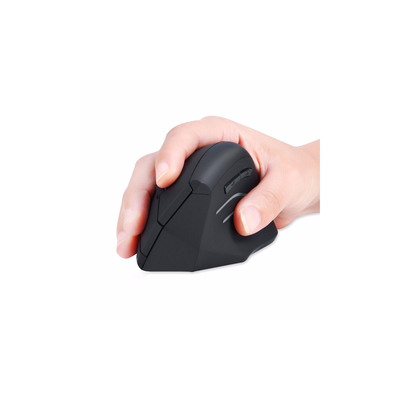 Perixx PERIMICE-608, programmierbare ergonomische Maus, schnurlos, schwarz  (Produktbild 5)