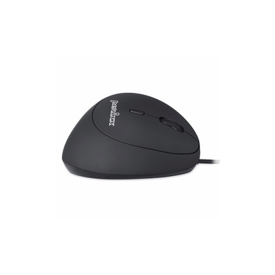 Perixx PERIMICE-519, kleine ergonomische Rechtshänder-Maus, USB-Kabel, schwarz  (Produktbild 5)