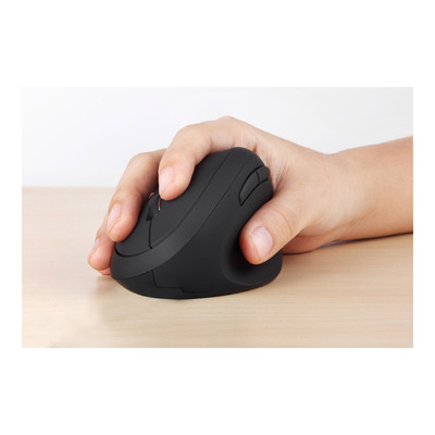 Perixx PERIMICE-719, kleine ergonomische Maus, Rechtshänder, schnurlos, schwarz  (Produktbild 5)