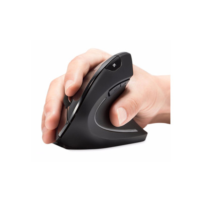 Perixx PERIMICE-713, ergonomische Maus, für Rechtshänder, vertikal, schwarz (Produktbild 2)