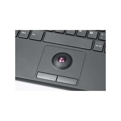 Perixx PERIBOARD-538 H US USB-Tastatur mit Trackball, Scherentasten, 2× USB-Hub (Produktbild 2)