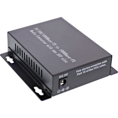 InLine Netzwerk Media Konverter 10/100/1000Mb/s TP zu SFP LWL (fr LC Duplex), SM, 20km (Produktbild 2)
