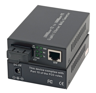 Media Konverter Gigabit MM 10/100/1000T -- - 1000BaseSX-SC, EL027V2 (Produktbild 1)