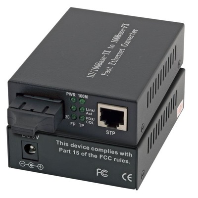 Media Konverter RJ45-STP/SC 1310nm/10km -- Fast Ethernet, SM, EL025V2 (Produktbild 1)