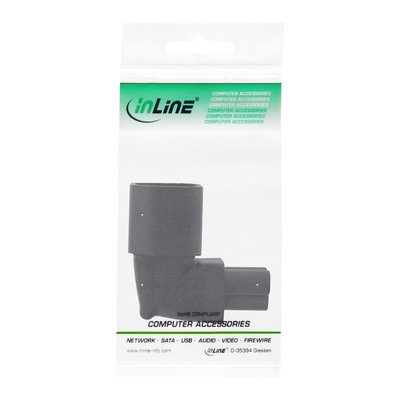 InLine® Netzadapter IEC 60320 C14 / C5, oben/unten gewinkelt, 3pol. Kaltgeräte / Notebook (Produktbild 11)