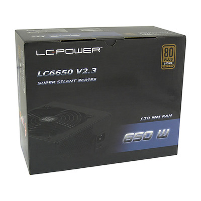 LC-Power LC6650 V2.3, ATX-Netzteil Super-Silent-Serie, 650W, 80+ BRONZE (Produktbild 3)