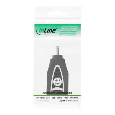 InLine® Wechselstecker M19 (19V) für Universal Netzteil, 90W/120W, schwarz (Produktbild 11)