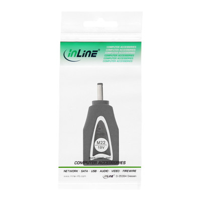 InLine® Wechselstecker M22 (19V) für Universal Netzteil, 90W/120W, schwarz (Produktbild 11)