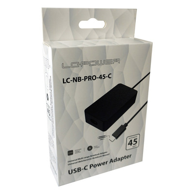 LC-Power LC-NB-PRO-45-C, USB-C-Notebook-Netzteil 45W (Produktbild 3)