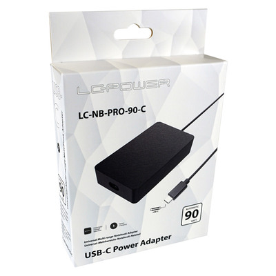 LC-Power LC-NB-PRO-90-C, USB-C-Notebook-Netzteil 90W (Produktbild 3)