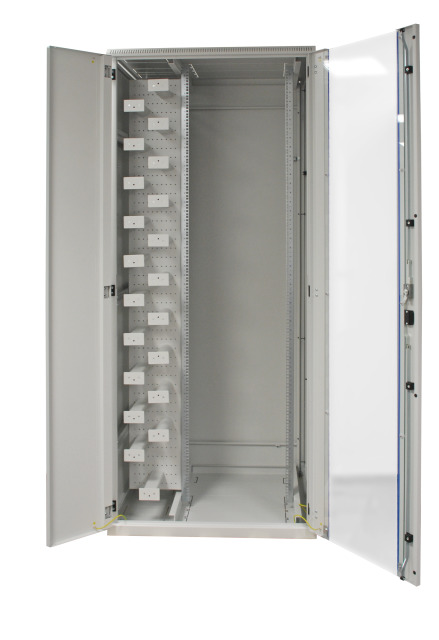 19" 47HE Netzwerkschrank, integriertes Kabelmanagement