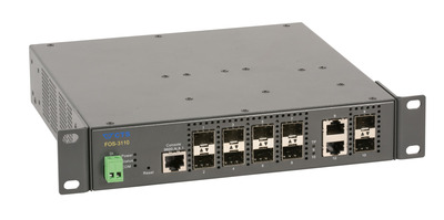 10 Port Gigabit L2 Management Switch, 8 x -- 100/1000 SFP, 2 x Combo RJ45/SFP, FOS-3110 (Produktbild 1)