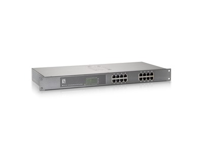 16-Port Fast Ethernet PoE+ Switch (240W) -- , FEP-1611 (Produktbild 1)