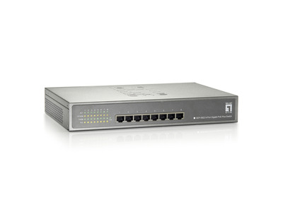 8-Port Gigabit Ethernet PoE+ Switch -- (240W), GEP-0822 (Produktbild 1)