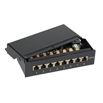 PatchPanel,RAL9005Hutschienenmontage, 37652.2 (Produktbild 1)
