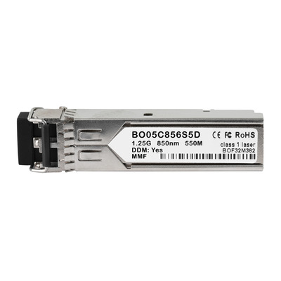 SFP Gigabit Ethernet, MM, 1000SX, 550m -- 850nm, LC dplx, DDM, BO05C856S5D-BO (Produktbild 1)