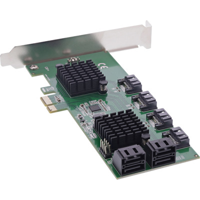InLine® Schnittstellenkarte, 8x SATA 6Gb/s Controller, PCIe 2.0 (PCI-Express) (Produktbild 2)