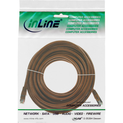 InLine® Patchkabel, SF/UTP, Cat.5e, braun, 7,5m (Produktbild 11)