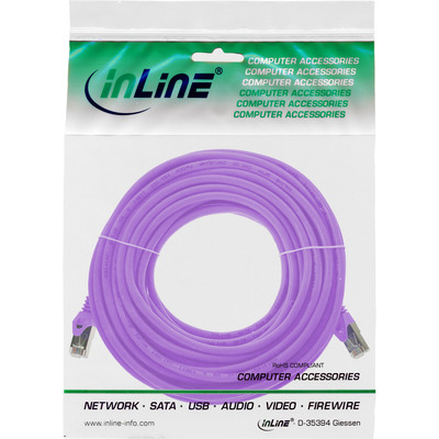 InLine® Patchkabel, SF/UTP, Cat.5e, purple, 7,5m (Produktbild 11)