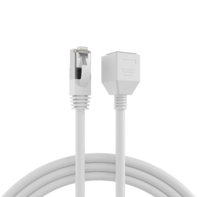 RJ45 Patchkabelverl. Cat.6A S/FTP LSZH -- AWG26 weiß 3m, K5546WS.3 (Produktbild 1)