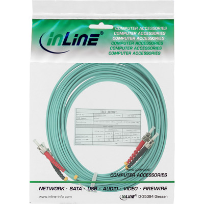 InLine® LWL Duplex Kabel, ST/ST, 50/125µm, OM3, 3m (Produktbild 2)