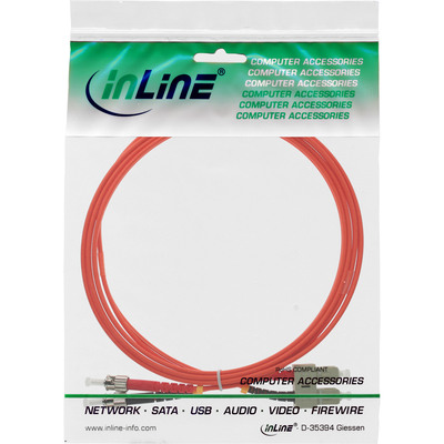 InLine® LWL Duplex Kabel, SC/ST, 50/125µm, OM2, 2m (Produktbild 2)