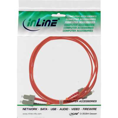 InLine® LWL Duplex Kabel, SC/SC, 50/125µm, OM2, 10m (Produktbild 2)