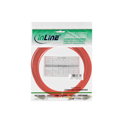 InLine® LWL Duplex Kabel, LC/LC, 50/125µm, OM2, 3m (Produktbild 2)