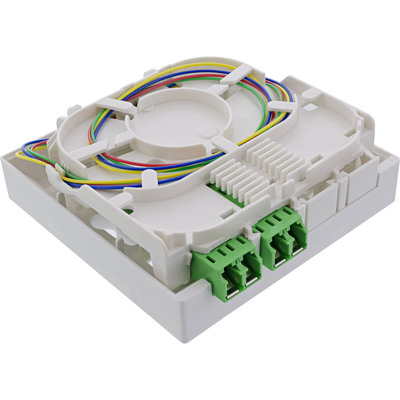 InLine® FTTH Verlängerungsbox vorkonfektioniert 4x LC/APC 9/125µm 50m (Produktbild 2)